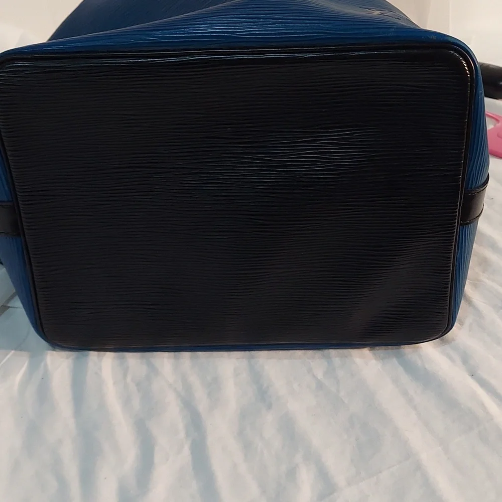 Vintage LV Blue w Black Epi Petit Noe